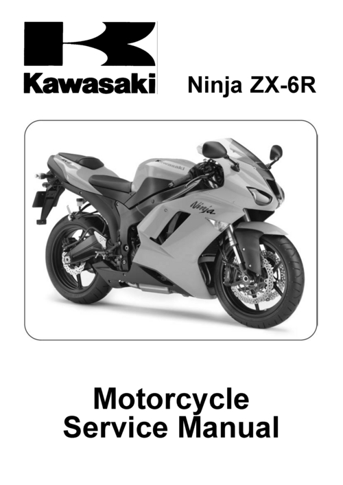 Product picture Kawasaki ZX6R Service Model 2005.pdf